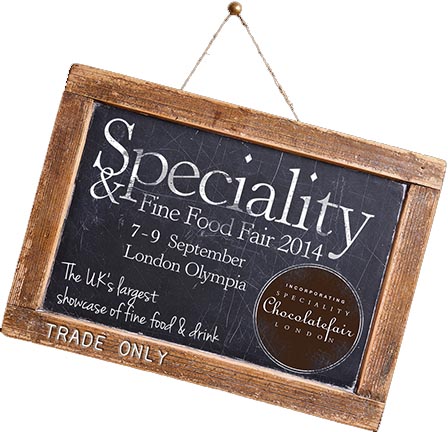 Event: Speciality and Fine food show 7-9 September 2014