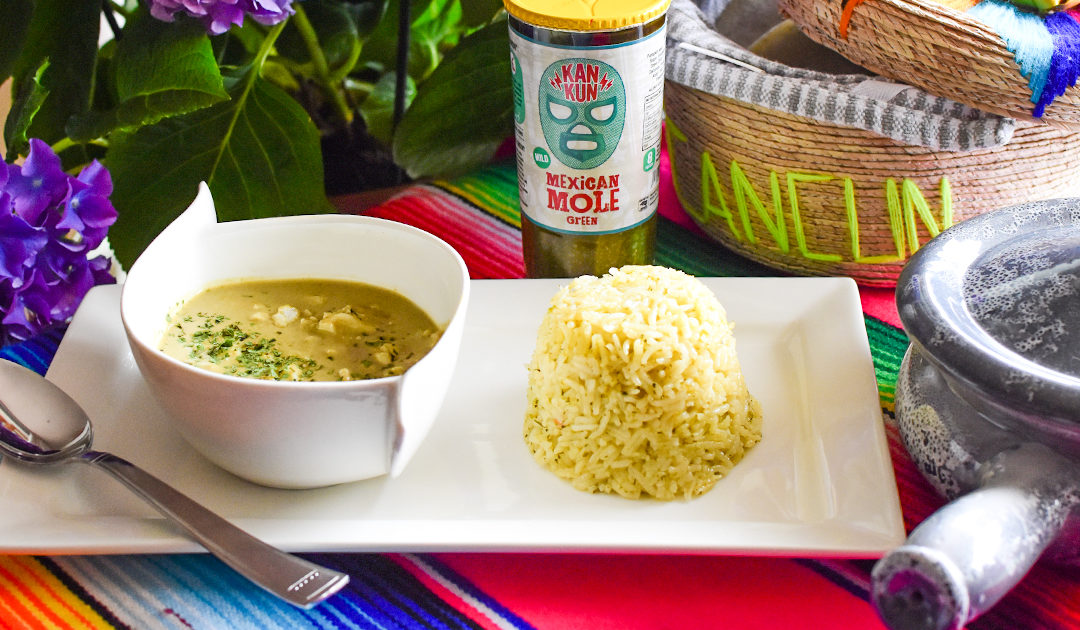 Fish Green Curry with Kankun™ Mexican Mole Green